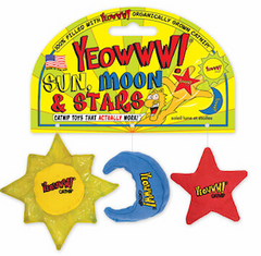 Organic Catnip Sun, Moon, Star