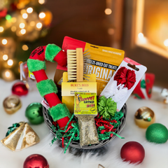 Cat Holiday Gift Basket