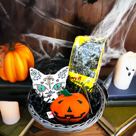 Cat Fall Fest Gift Basket