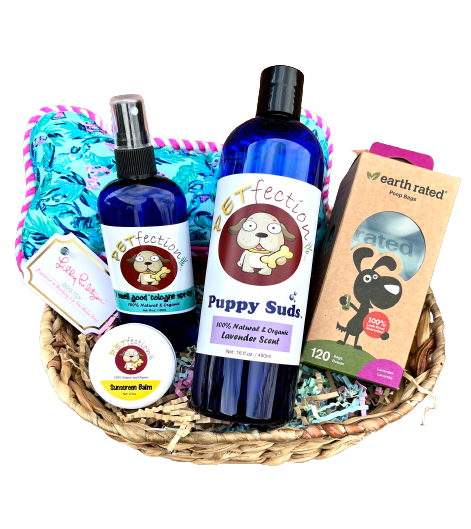 Sunny Pup Gift Basket